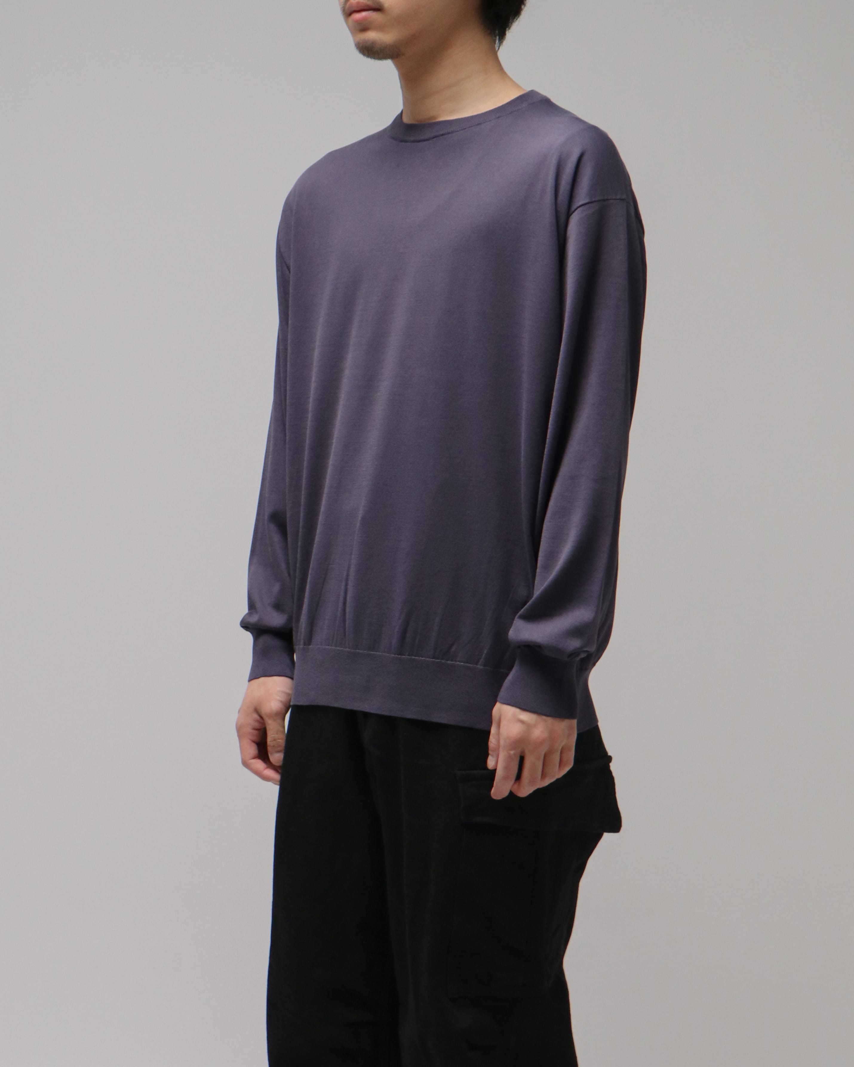 COMOLI 23SS 18G CREW NECK KNIT 新品-