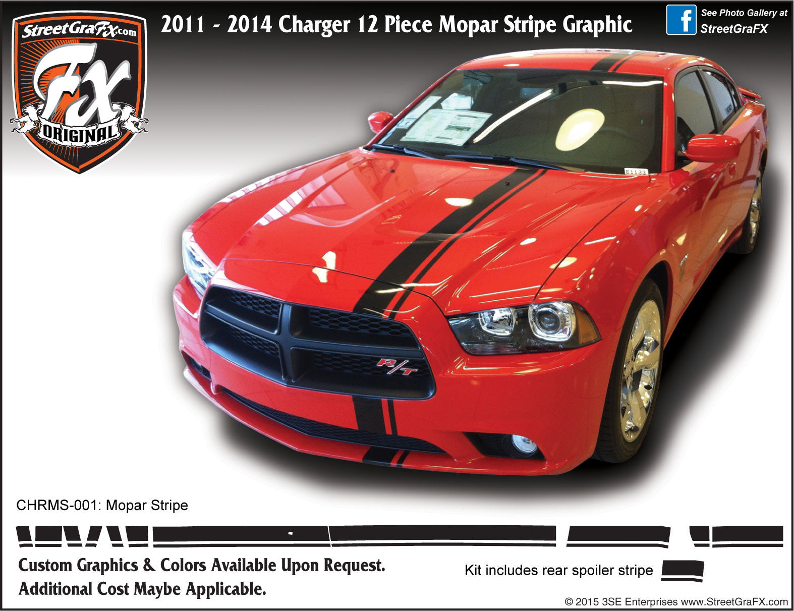 Dodge Charger Stripes, Racing Stripes & R/T Graphic kit – streetgrafx