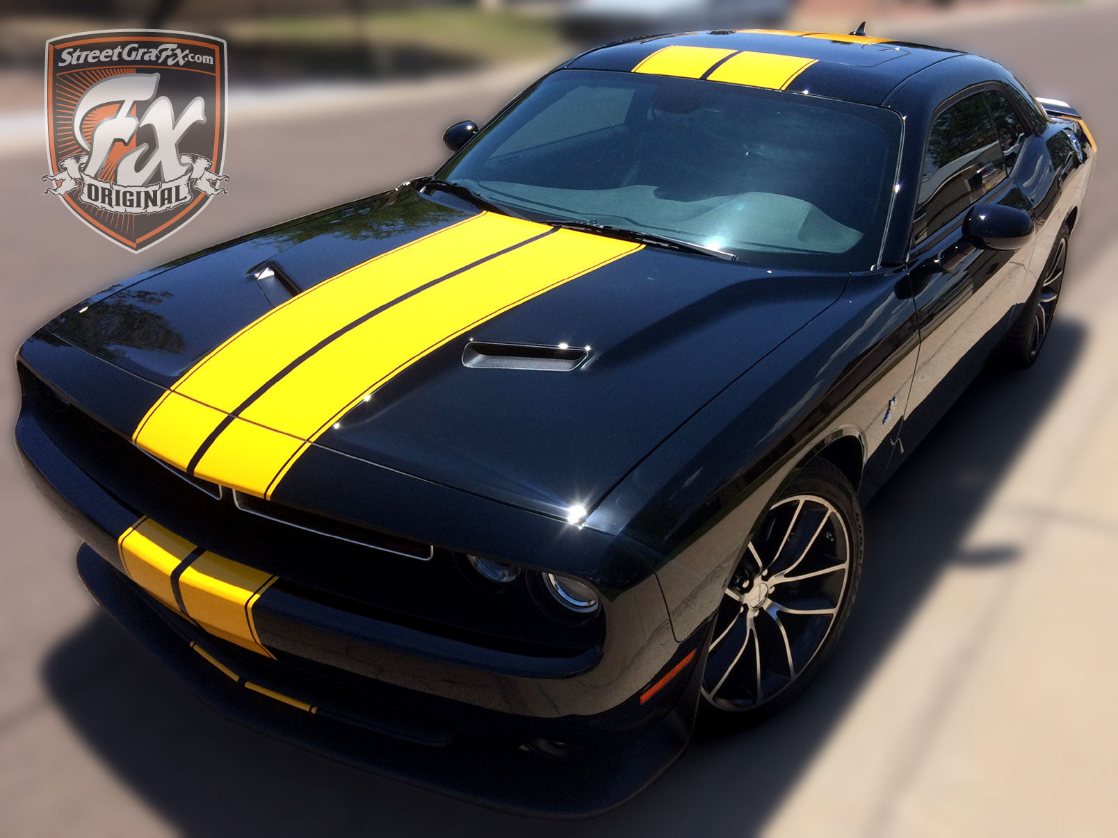 dodge challenger stripes