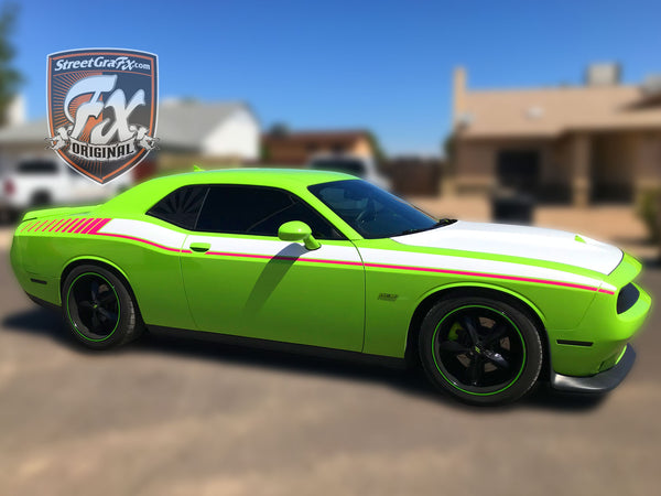 Dodge Challenger Stripes, Racing Stripes, R/T Graphics – streetgrafx