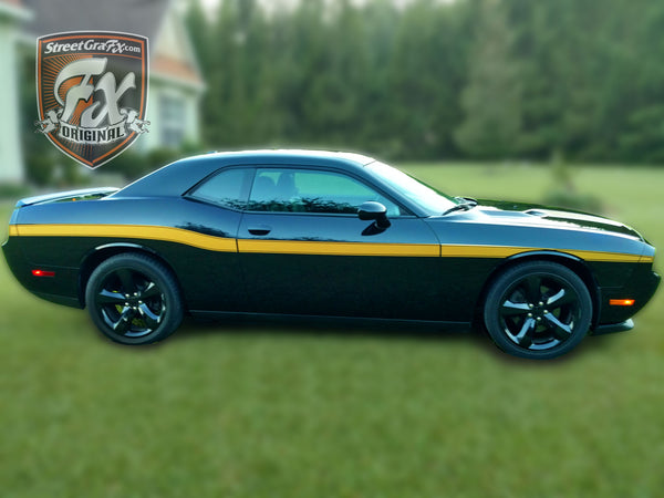 Dodge Challenger Stripes Racing Stripes Rt Graphics Streetgrafx