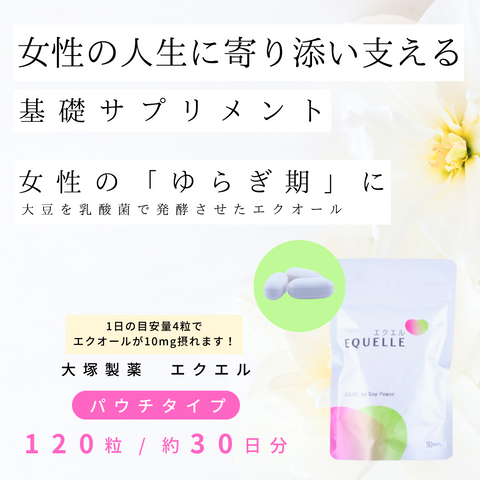 大塚製薬 エクエル パウチ 120粒 30日分 3袋セット – Selnic