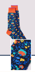 Duchamp Clover Sock Dark Navy