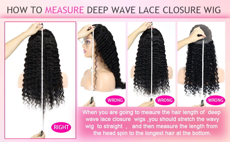 5x5 Deep Curly Wigs Free Part Super Soft True to Length