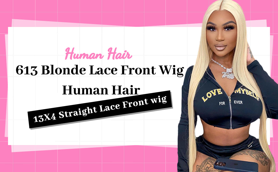 613 Straight Lace Front Wigs Human Hair 13x4