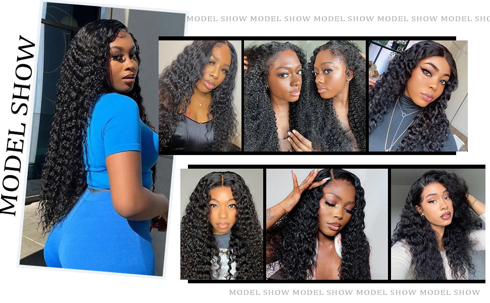 Deep Wave Lace Front Closure Wig