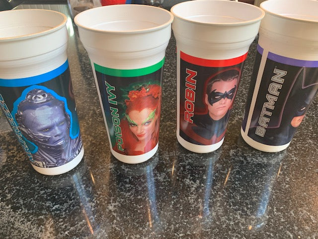 BATMAN & ROBIN Taco Bell PLASTIC CUPS LOT OF (sold as set) – Retro  Revolution Records