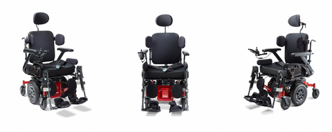 CapeAbilities stocks the pictured Glide Centro, which is manufactured in Perth. This power chair is compatible with most proprietary seating systems with the option to have a vertical seat raiser that enables users to reach cupboards and speak at face height. The Centro is available in paediatric and adult models.