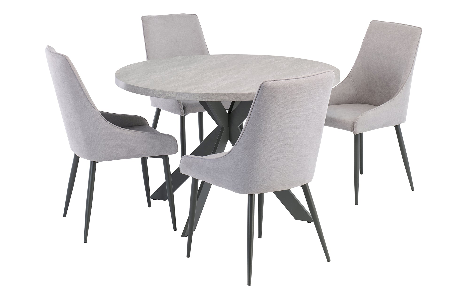 monaco 5 piece dining set with lyon chairs