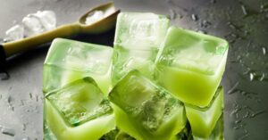 Green Tea Ice Cubes