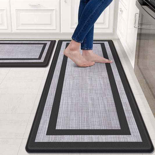 Kelumy Shop Kitchen Mat Cushioned Anti Fatigue Kitchen Rug 17.3x28 Waterproof Non Slip Kit