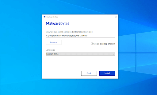 installing Malwarebytes