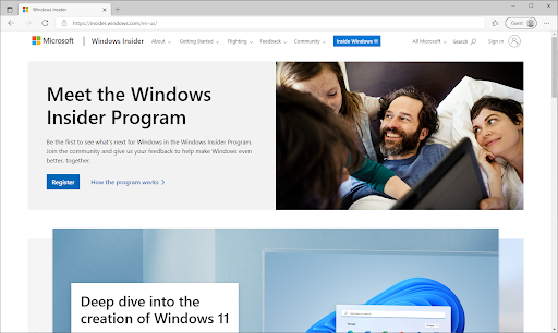 Windows 10 вътрешна програма