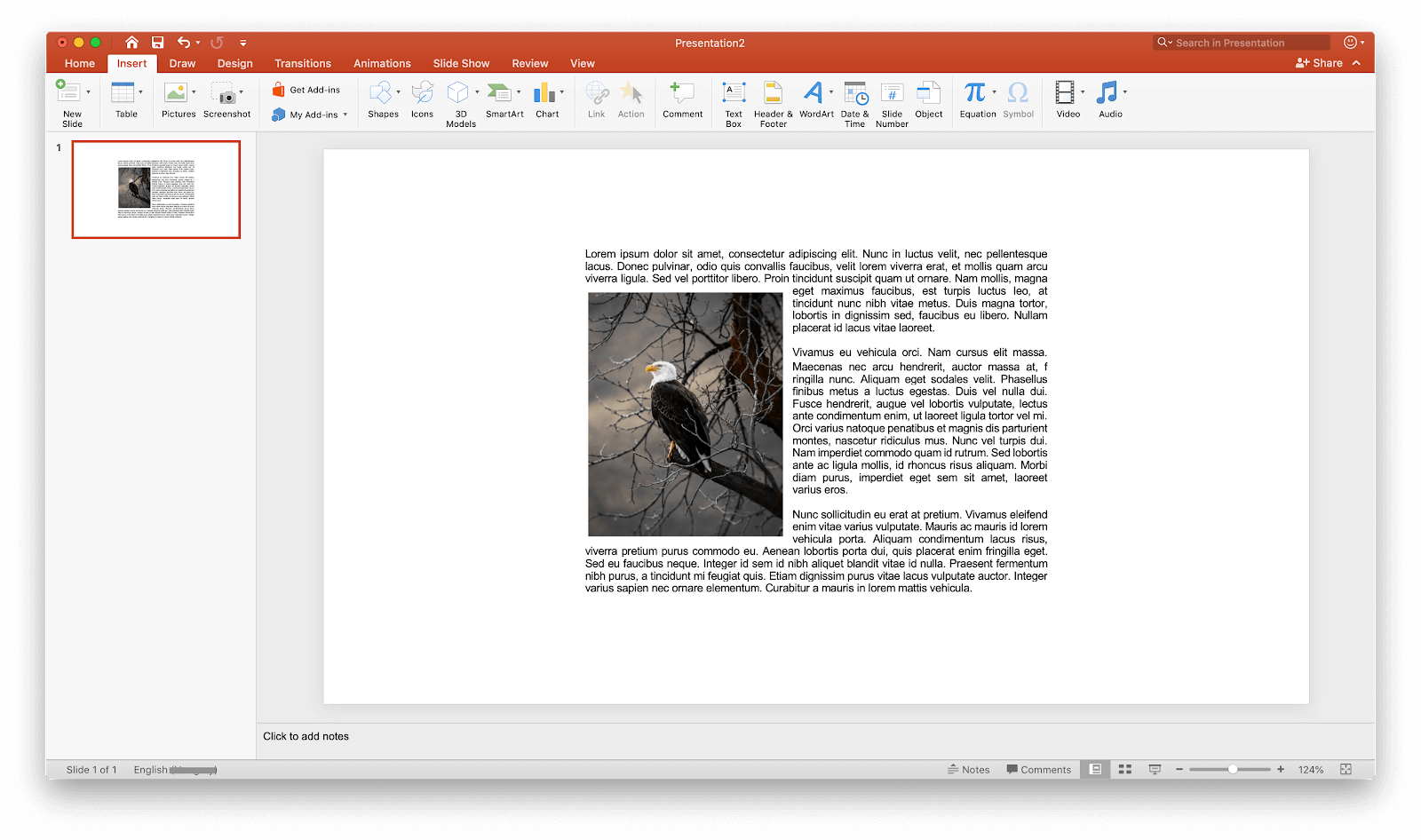 how to wrap a text in powerPoint
