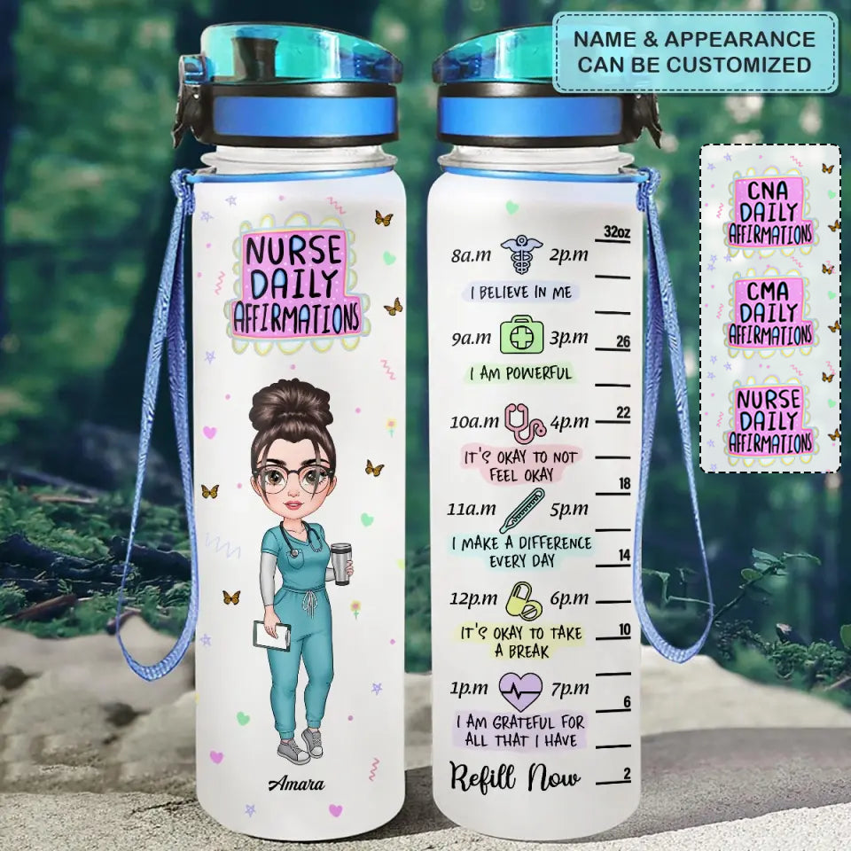 Kind Smart Loved - Personalized Kids Water Bottle With Straw Lid