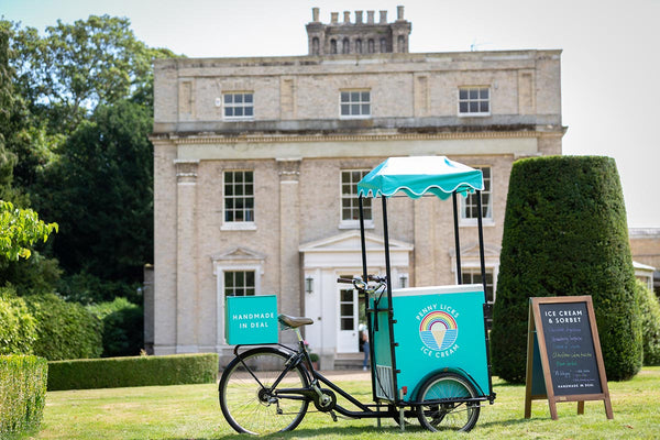 penny licks ice cream bike to hire for events
