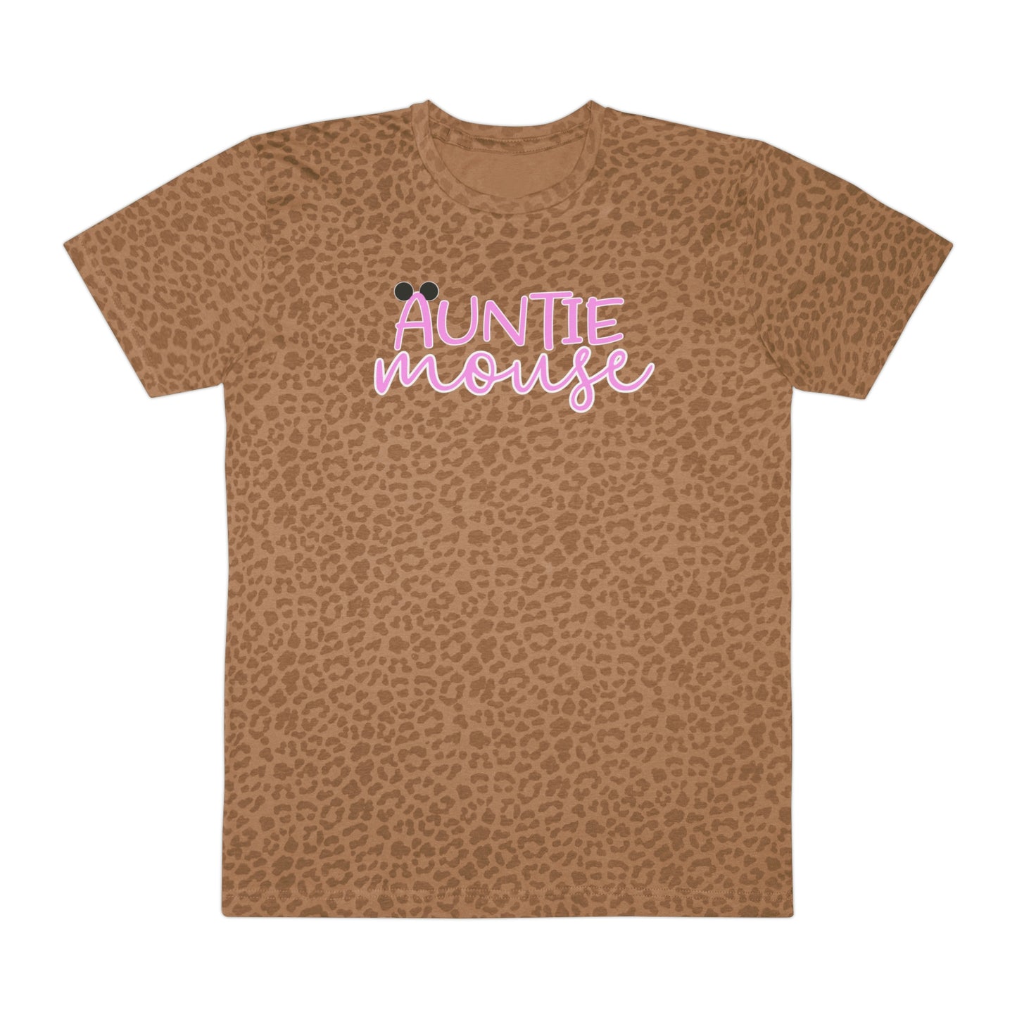 Auntie Mouse Leopard Adult Unisex Fine Jersey Tee