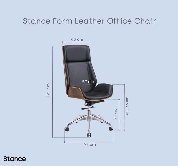 Stance Form Leather Office Chair — stancephilippines