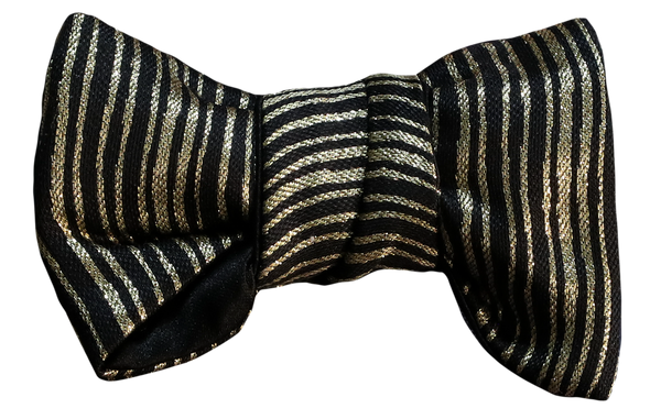 black silk bow ties
