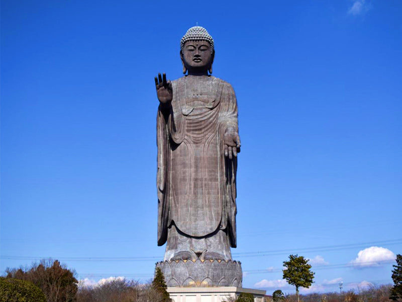 Bouddha de l'Ushiku Daibutsu statue