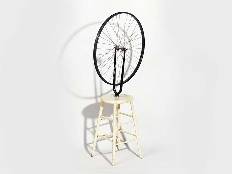 Œuvre Duchamp Roue de Mobylette