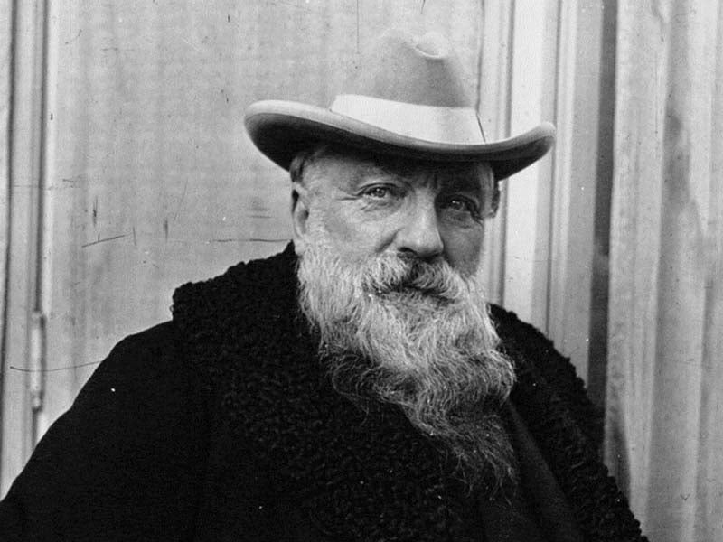 Photo portrait de Auguste Rodin