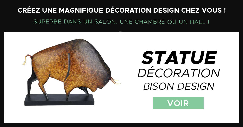 Statue Bison Design