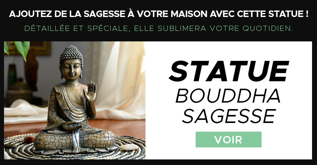 Statue sculpture Bouddha sagesse