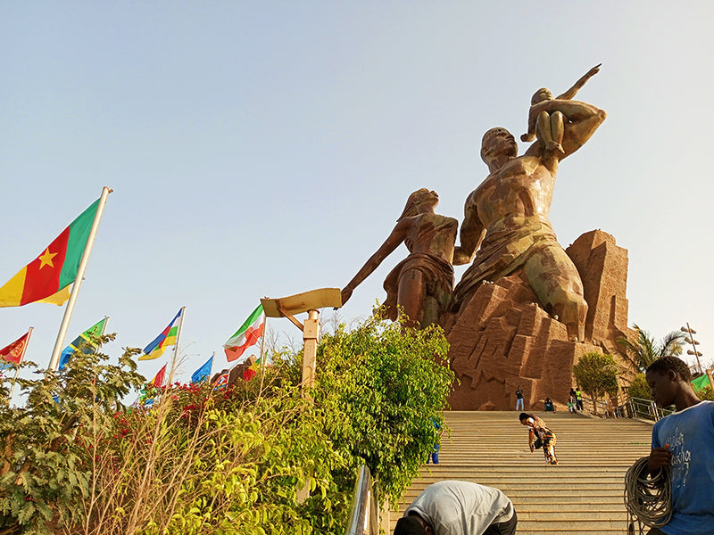 Statue Monument de la Renaissance Africaine Sénégal