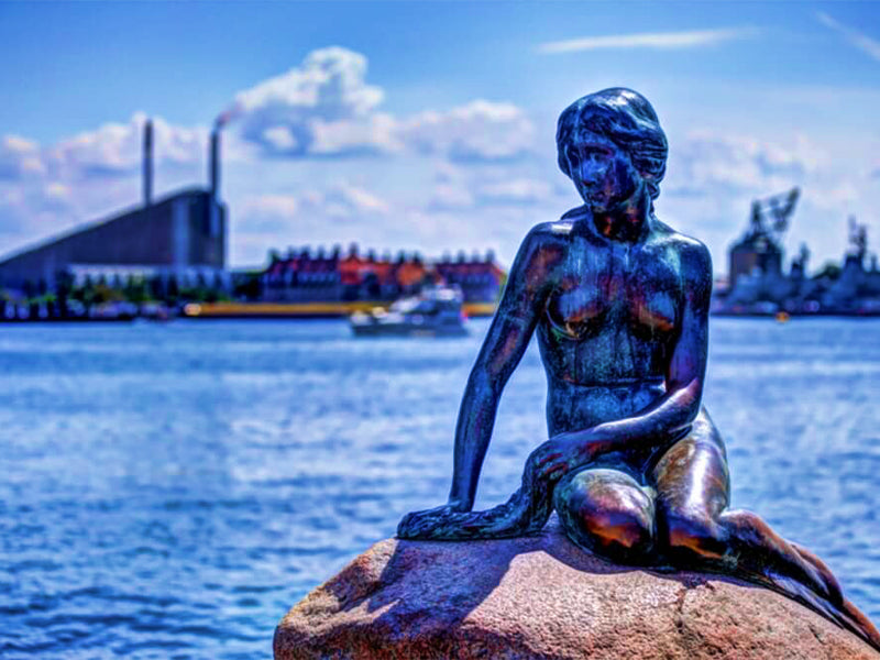 Statue Sirène Copenhague