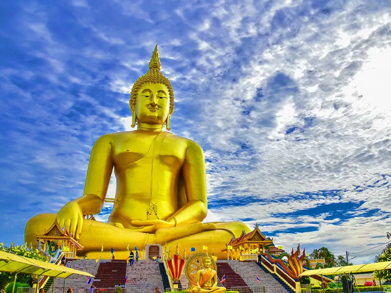 Statue bouddha géante Thaïlande