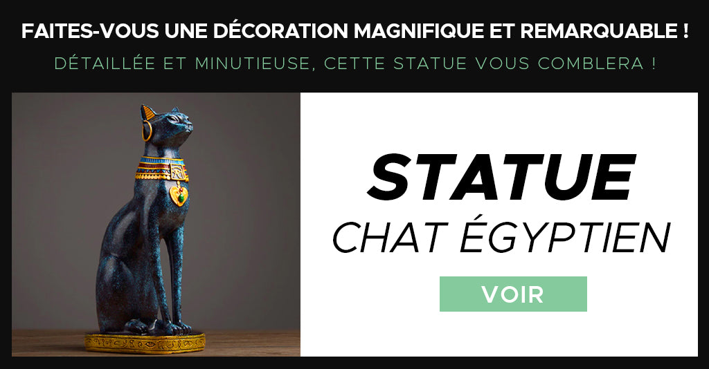 Statue chat égyptien