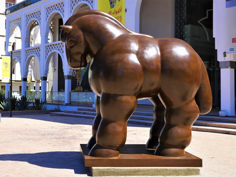 Statue cheval à Rabat