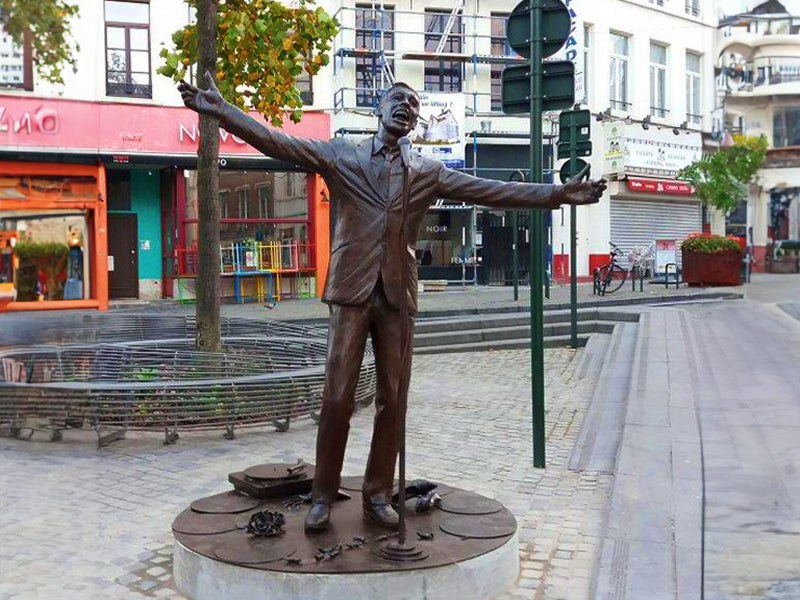 Statue de Jacques Brel Belgique