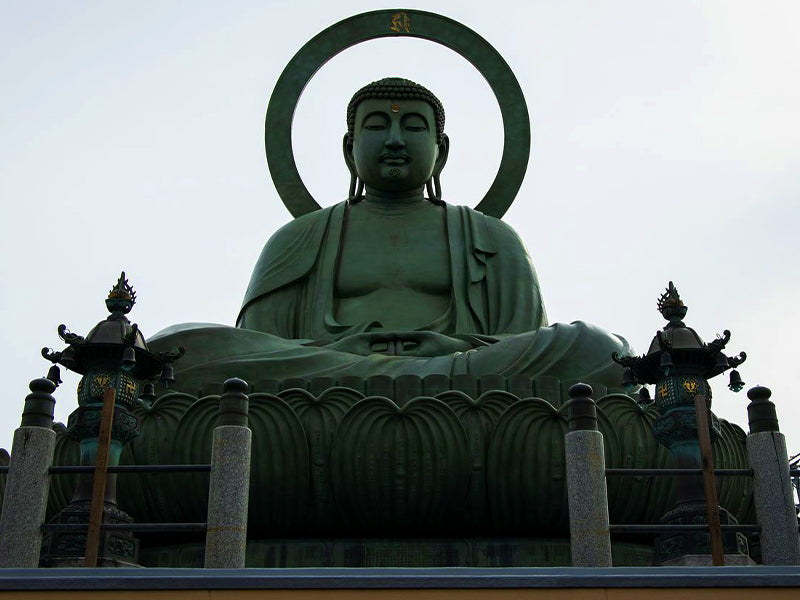 Statue de bouddha temple Nan in Takaoka