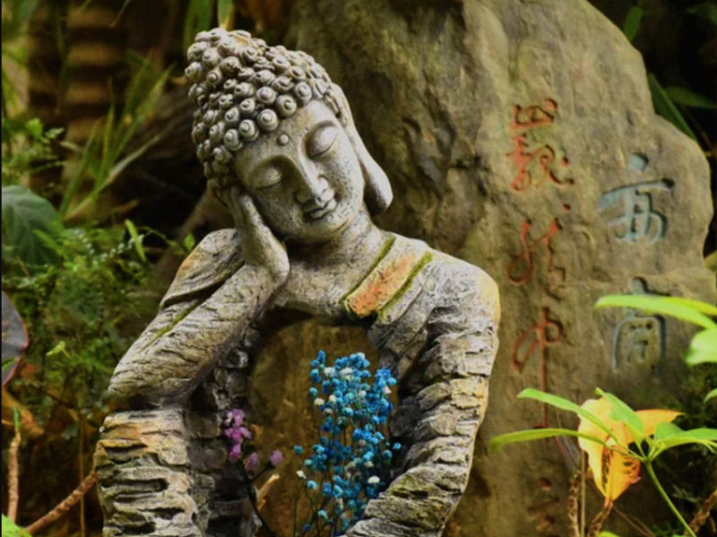 Statue de jardin bouddha