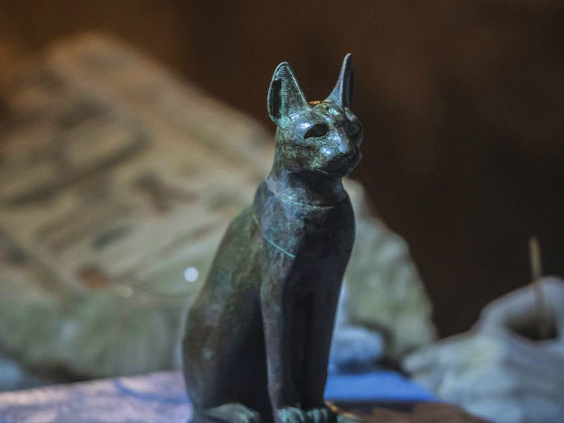 Statue égyptienne de chat