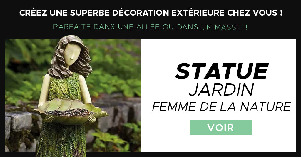Statue jardin femme de la nature décoration
