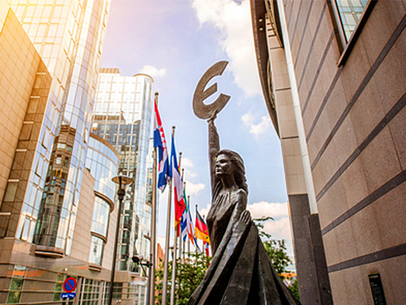 Statue monument au parlement Européen