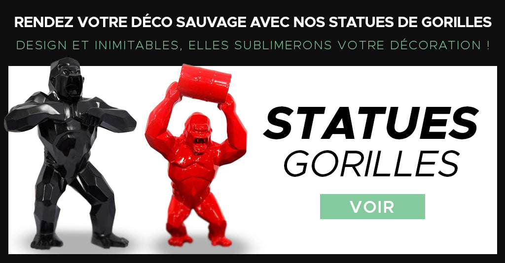 Statues de gorille