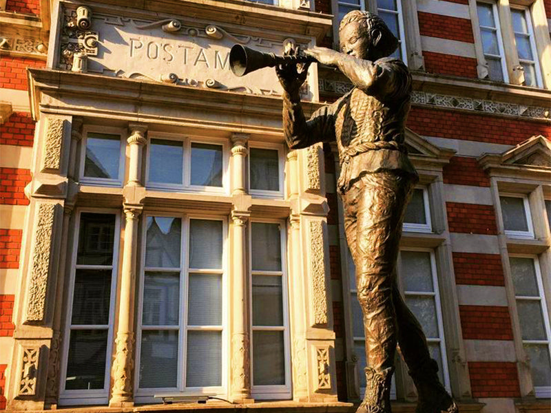 statue joueur de flûte de Hamelin