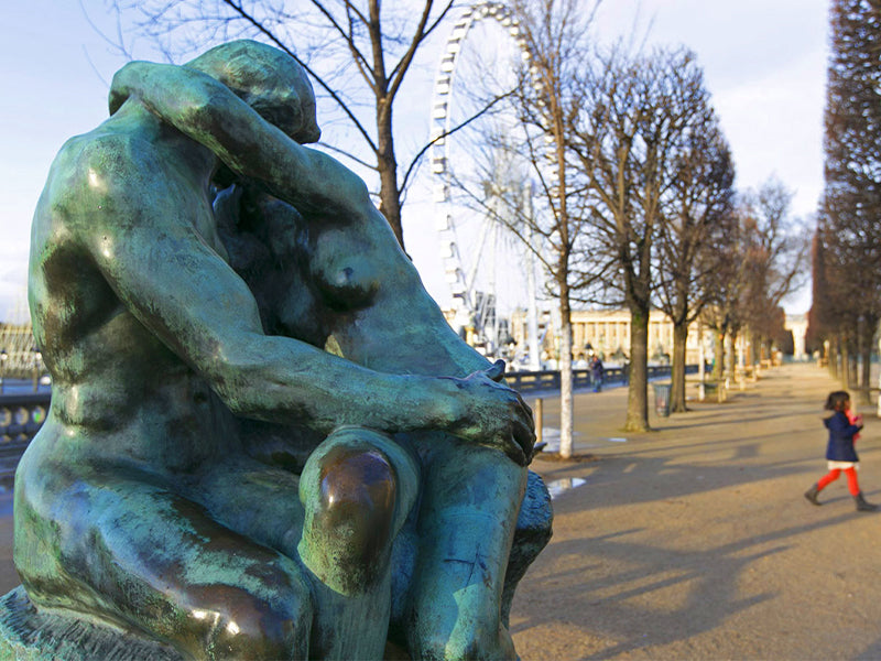 statue le baiser de Auguste Rodin