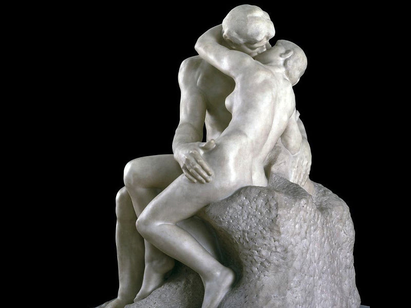 statue le baiser de auguste Rodin