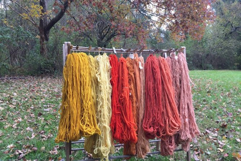 Wool yarn for rugs