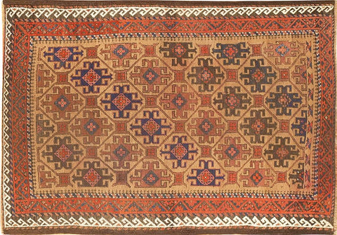 Antique Persian Baluch Area Rug