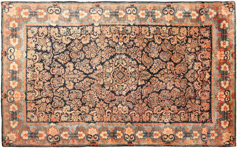 Antique Persian Sarouk Area Rug