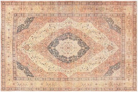 Antique Tabriz Area Rug