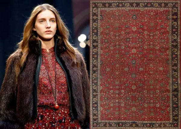Hermès collection, inspired by Tabriz rugs