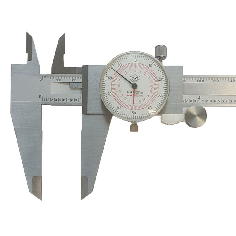 12'' / 300MM Dual Reading Dial Caliper Shockproof Scale Metric SAE Standard INCH