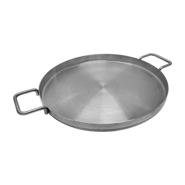 Flat Frying Pan Stainless Steel Comal Frying Bowl Comal Convex